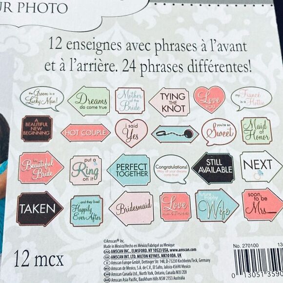 Bridal Shower Bachelorette Party Photo Prop Signs - Picture 3 of 4